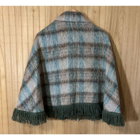 Rannoch Designs Vintage Mohair Wool Poncho Jacket Size OS - Picture 2 of 4